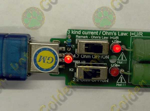 USB нагрузка 1 ампера